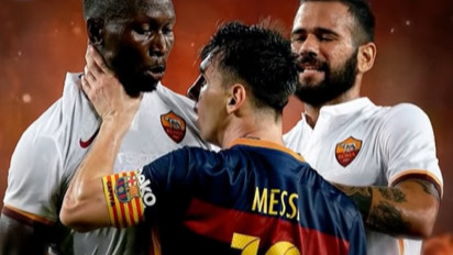 Momen Lionel Messi Brutal di Lapangan, dari Cekik Pemain AS Roma hingga Gelut dengan Sergio Ramos