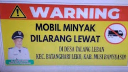 Pasca Kebakaran Enam Rumah Warga Musi Banyuasin, Mobil Pengangkut Minyak Mentah Ilegal Dilarang Lewat Jalan Desa