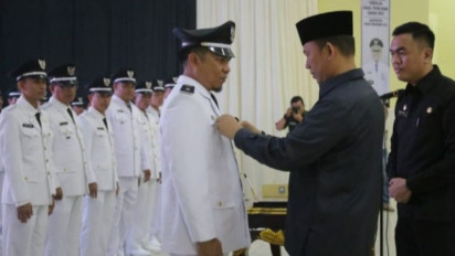 Usai Dilantik, Puluhan Kepala Desa Kabupaten Oku Diingatkan Agar Tidak Terlibat Politik Praktis
