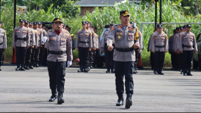 Polres Madina Siagakan 460 Personel Amankan Pilkades Serentak Tahun 2O22 
