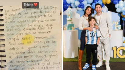Menggemaskan, Anak Messi Tulis Lagu Spesial untuk Dukung Ayahnya di Final Piala Dunia 2022