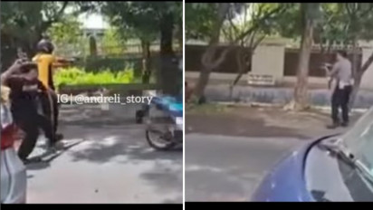 Viral Video Polisi di Probolinggo Tembak Pria yang Diduga  ODGJ karena Ngamuk dan Bacok Warga