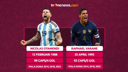 Nicolas Otamendi vs Raphael Varane: Bawa Bara Dendam Piala Dunia 2018