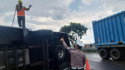 Satu Orang Tewas dalam Kecelakaan Bus PO Primajasa di Tol Tangerang-Merak, Ini Kronologinya