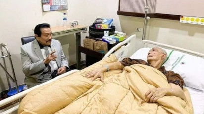 Dirawat di RSPAD Gatot Soebroto, Kondisi Wakil Presiden RI ke-6 Try Sutrisno Dikabarkan Membaik