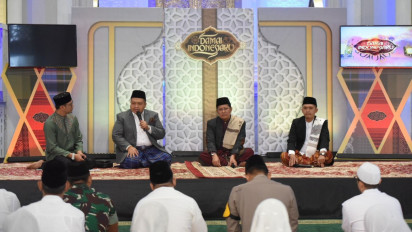 Ribuan Masyarakat Tapsel Jadi Saksi Acara Live 'Damai Indonesiaku' di tvOne