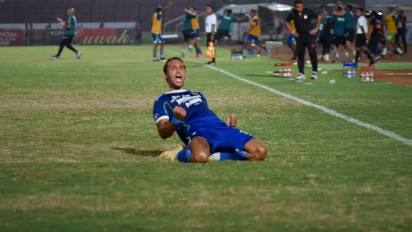 Ezra Walian Senang Bisa Cetak Gol Pertamanya Musim Ini dan Jadi Penentu Kemenangan Persib Bandung