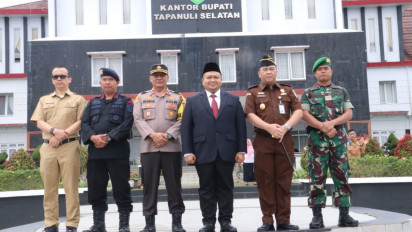 HBN Ke-74, Bupati Tapsel : Bangkit Bela Negaraku dan Jaya Indonesiaku