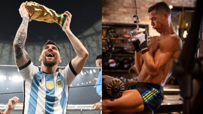 Messi Angkat Trofi, Ronaldo Angkat Besi, Bintang Portugal Itu Masih Ingin Buktikan ...