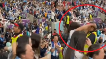 Viral Video Petugas Piala Dunia 2022 Menolak Pelukan Fans Wanita Argentina, Tuai Sorotan Netizen