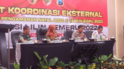 Forkopimda Kabupaten Mojokerto Gelar Rakor Jelang Perayaan Natal dan Tahun Baru