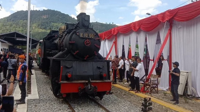 Hore! Lokomotif Uap Mak Itam Kembali Dioperasikan, Pariwisata Sawahlunto Bakal Bangkit