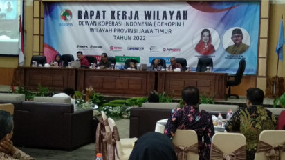 DEKOPINWIL Jawa Timur : Pemulihan Jati Diri dan Review UU PPSK Jadi Bahasan Utama Dalam Raker 2022
