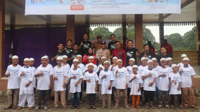 Peringati Hari Kesetiakawanan Nasional, Bakrie Amanah dan PT Energi Mega Persada Ajak 200 Anak Khitanan 