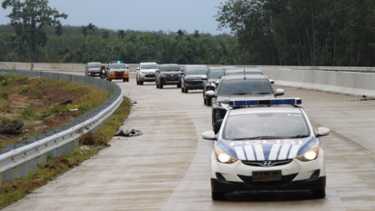 Jalur Alternatif Tol Sinaksak - Dolok Merawan Siap Layani Pemudik Nataru