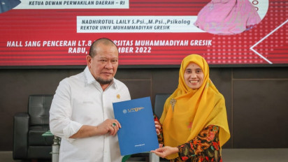 Bertemu Ketua DPD RI, Rektor UMG Titipkan Aspirasi untuk Diperjuangkan, Ini Harapannya