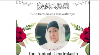 Innalillahi Aminah Cendrakasih, Mak Nyak Si Doel Anak Sekolahan Meninggal Dunia