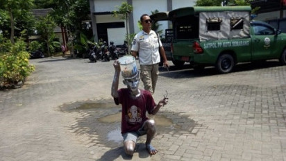 Manusia Silver di Kota Semarang Ngaku Setor Uang Rp40 Ribu ke Preman Setiap Hari