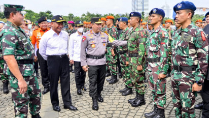 Apel Gelar Pasukan, Kapolri Pastikan Seluruh Pihak Siap Amankan Nataru