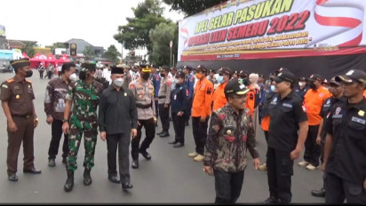 792 Personil Gabungan Disiagakan di 4 Sasaran Prioritas Pengamanan Natal dan Tahun Baru di Kota Batu