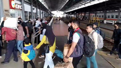 Semarang dan Tegal Jadi Tujuan Favorit Pengguna Kereta Api Masa Nataru