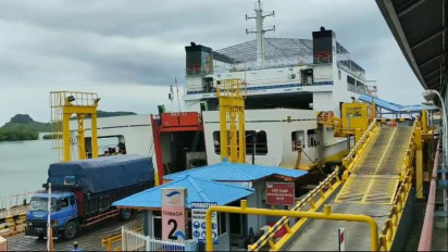 Sempat Ditutup Akibat Cuaca Buruk, Penyeberangan Bakauheni - Merak Kembali Dibuka