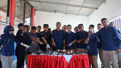 Jelang Nataru Kamar Napi Lapas Kelas II B Meulaboh Digeledah Petugas