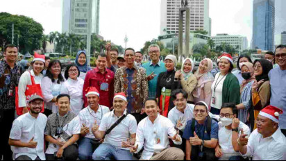 Sambangi Persembahan Kidung Natal, Pj Gubernur DKI Heru Budi Hartono Berharap Tentram