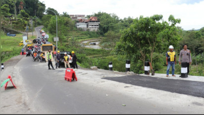 Sempat Ditutup Karena Perbaikan Jelang Natal dan Tahun Baru, Jalur Utara Menuju Kota Batu Jatim Kembali Dibuka