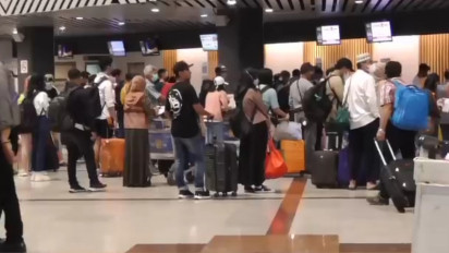 Jelang Natal dan Tahun Baru, Bandara Juanda Surabaya di Kab Sidoarjo Mulai Dipadati Penumpang