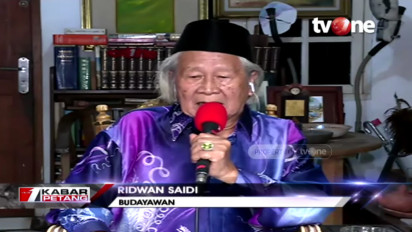 Sepak Terjang Budayawan Ridwan Saidi Semasa Hidup, Ternyata Pernah Mendirikan Partai Namun....