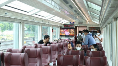 Baru Dioperasikan, Tiket Kereta Panoramic Mulai Diserbu Pemudik