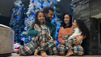 Mohamed Salah Ikut Rayakan Natal
