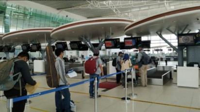 Jumlah penumpang via Bandara Sepinggan Balikpapan Kalimantan Timur naik 36 persen saat Libur Natal dan Tahun Baru