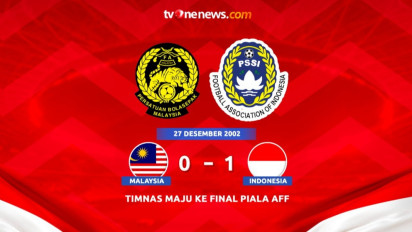 Tanggal Ini Dalam Olahraga: 27 Desember 2002, Indonesia Depak Malaysia dan Maju ke Final Piala AFF