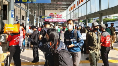 Arus Mudik Natal, Jumlah Penumpang KA dari Stasiun Pasar Senen Alami Peningkatan