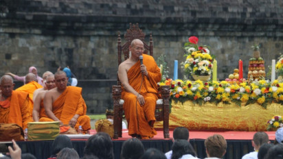 Pemuda Buddhist dan Santri Nu Sinergi Lintas Agama Bahas Moderasi Beragama