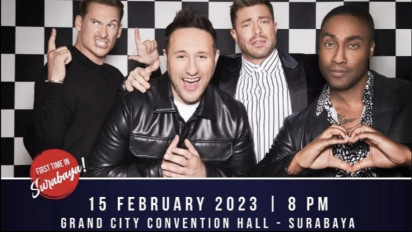 Wow! Datang Pertama Kali ke Surabaya, Boyband Inggris Blue Bakal Gelar Konser 'Blue-20th Anniversary Heart & Soul Tour'