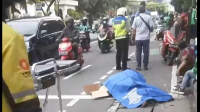 Moge Tabrak Nenek Penjual Tisu di Menteng hingga Tewas di Tempat