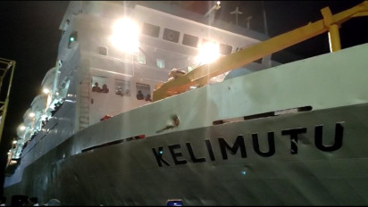 KM Kalimutu Pengangkut 490 Wisatawan dari Karimunjawa Diperkirakan Tiba di Semarang Pukul 04.30 WIB