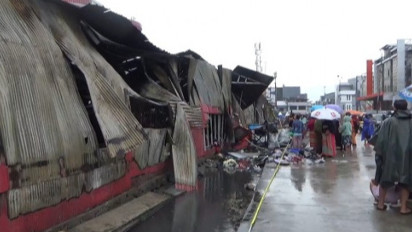 Kebakaran 931 Lapak Pasar Sentral Makassar, Dua Orang Diperiksa Polisi