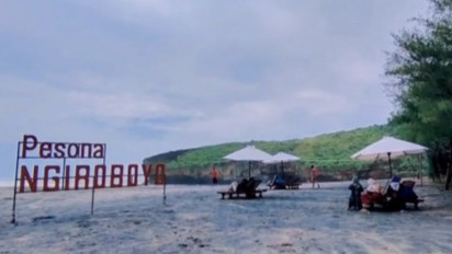 Libur Akhir Tahun, Obyek Wisata Alam di Pacitan Bersolek Manjakan Wisatawan, Ini Pantai Ngiroboyo