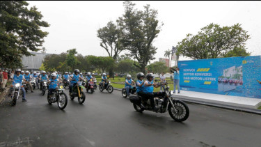 Kenalkan Gaya Hidup Ramah Lingkungan, Jajaran PLN Konvoi Motor Listrik di Yogyakarta