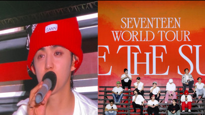 Berkaca-kaca Akibat Absennya The8, Member SEVENTEEN Ungkap Kesedihan Tak Bisa Konser Lengkap