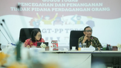 Kasus Perdagangan Orang Melonjak Tinggi, Mahfud MD Sebut Keterlibatan Oknum Pemerintah