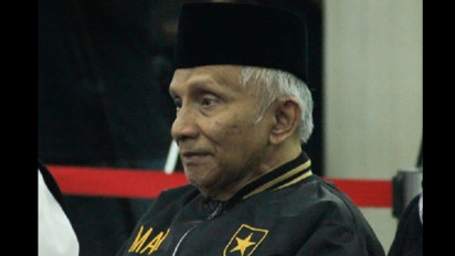 Amien Rais Titip Pesan untuk Jokowi, Begini Katanya