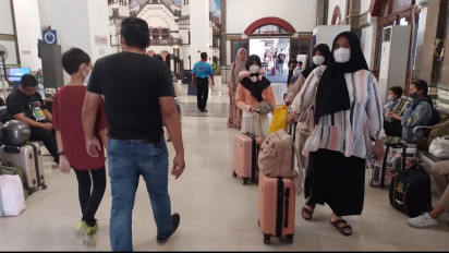 Awas Malam Tahun Baru di Semarang Macet, Penumpang KA Berangkat ke Stasiun Lebih Awal