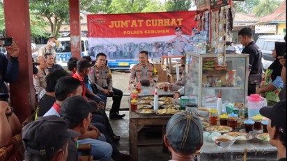 Sopir Angkot Curhat ke Kapolres Kebumen Banyak Odong-Odong Beroperasi di Jalan Raya