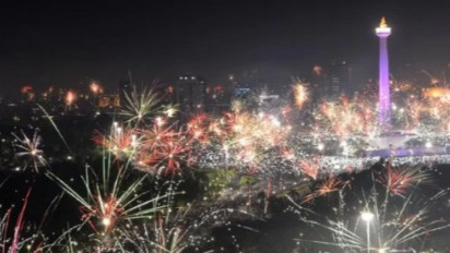 Tahun Baru 2023, Polisi Larang Kembang Api dan Petasan d Sudirman-Thamrin