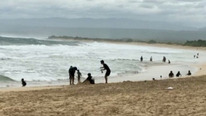 Libur Tahun Baru, Pantai Santolo Garut Sepi Imbas Imbauan Cuaca Ekstrem BMKG